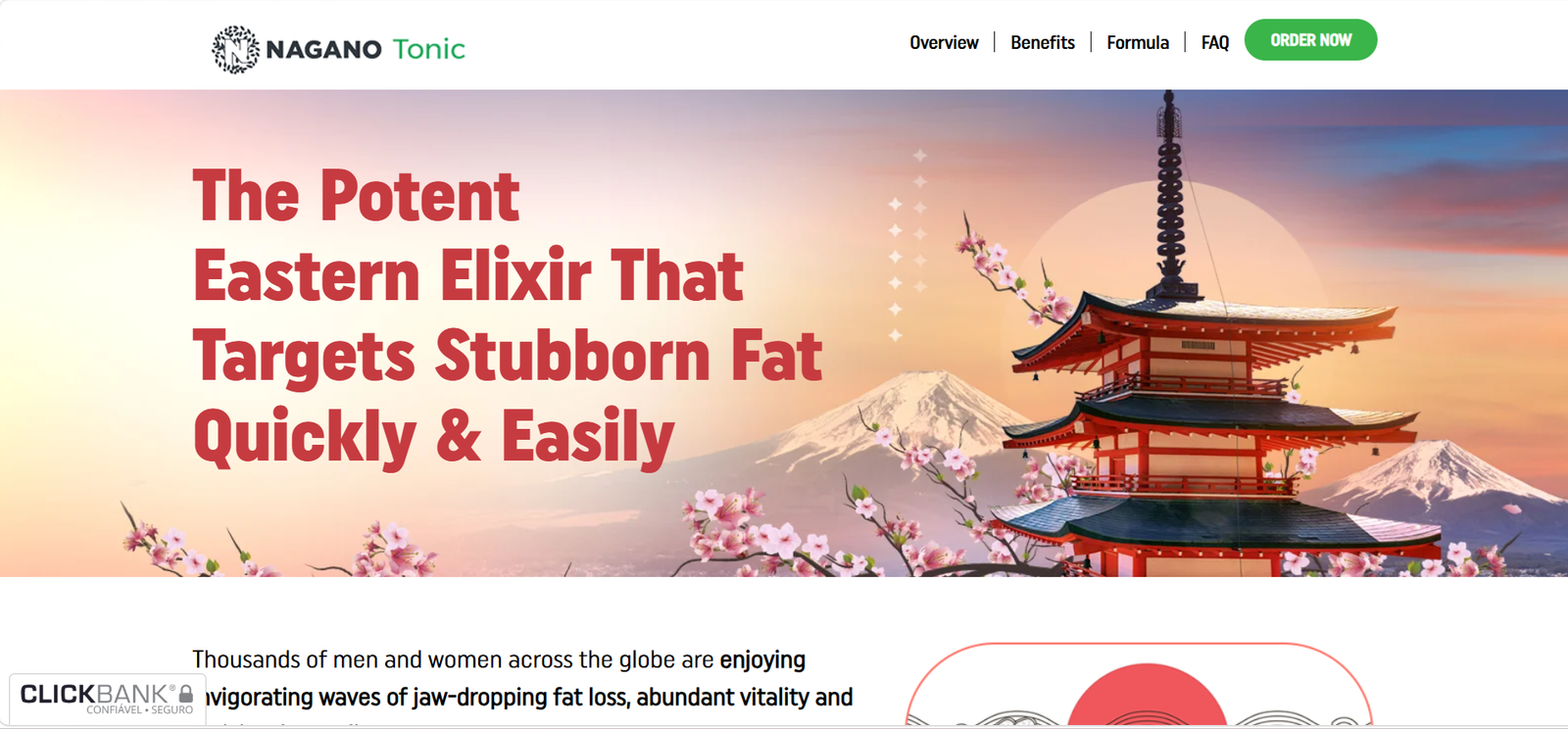 Nagano Lean Body Tonic - Official Offer